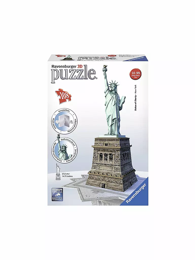 RAVENSBURGER | 3D Puzzle - Freiheitsstatue  | 