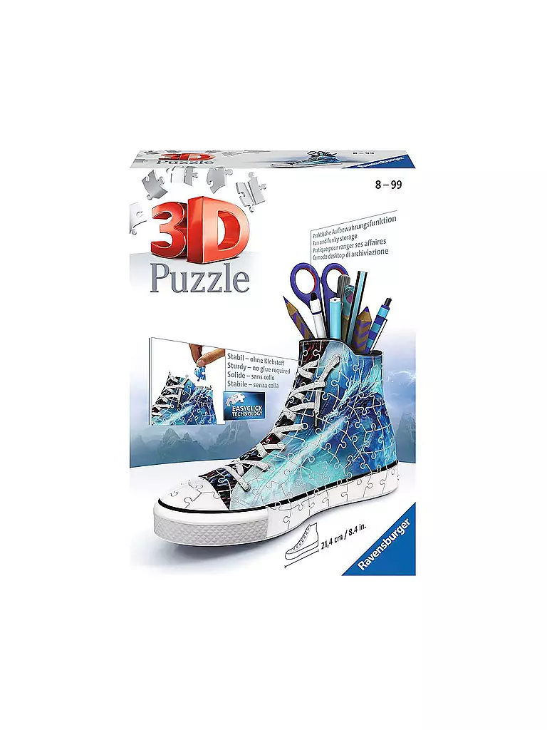 RAVENSBURGER | 3D Puzzle - Sneaker Mystische Drachen 108 Teile  | keine Farbe