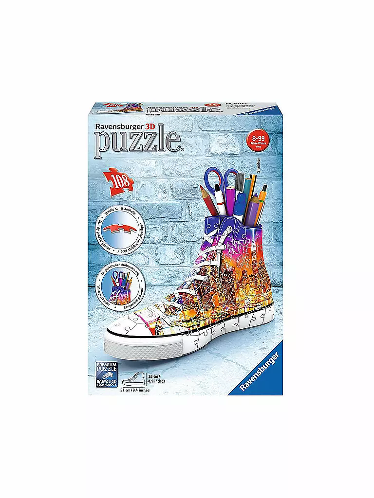 RAVENSBURGER | 3D Puzzle - Sneaker Skyline | transparent
