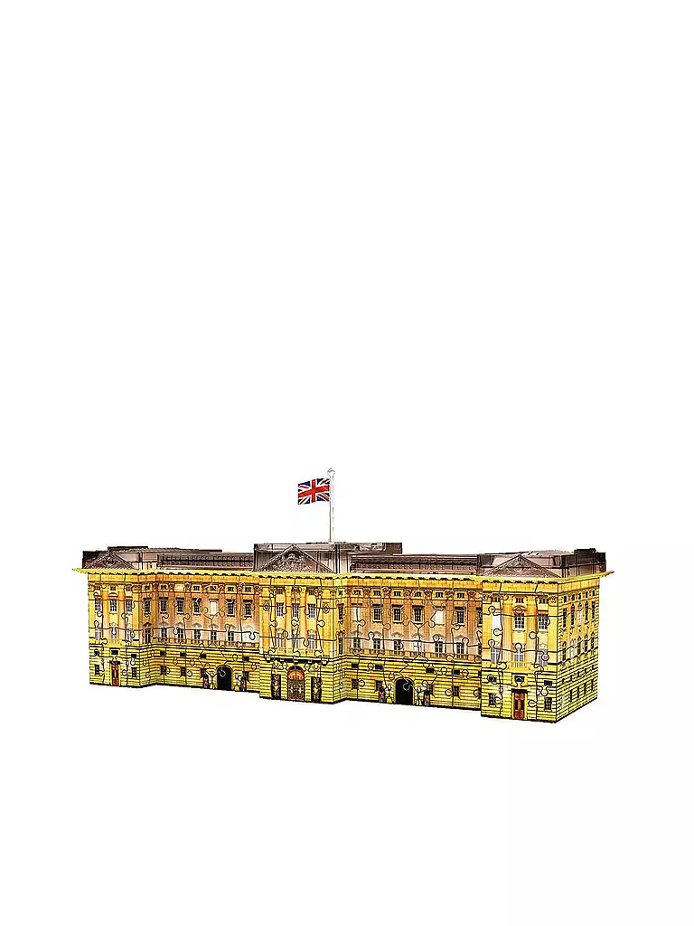 RAVENSBURGER | 3D Puzzle Bauwerke - Buckingham Palace bei Nacht | transparent