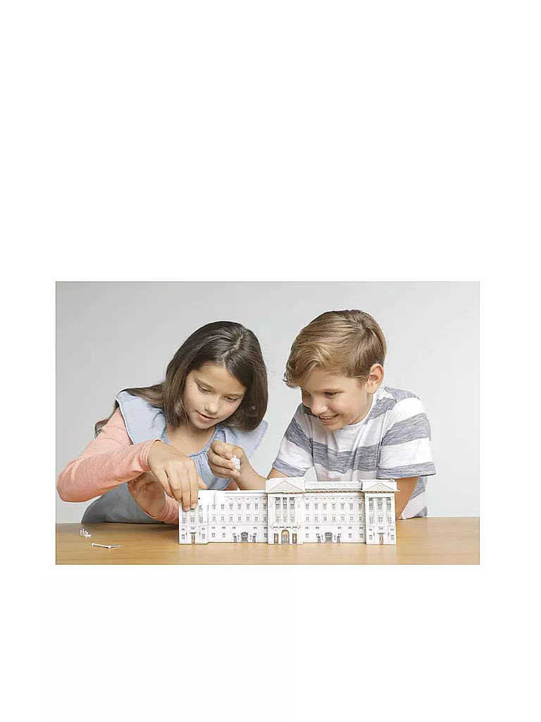 RAVENSBURGER | 3D Puzzle Bauwerke - Buckingham Palace bei Nacht | transparent