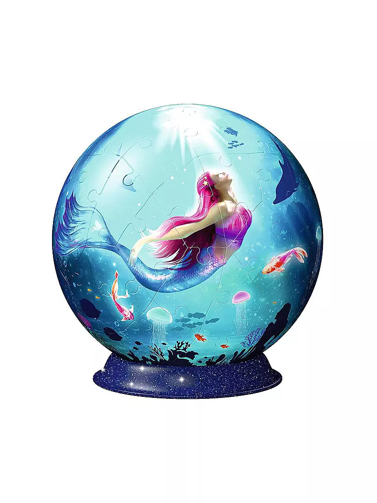 RAVENSBURGER | 3D Puzzle Bezaubernde Meerjungfrauen - Puzzle-Ball - 72 Teile | keine Farbe