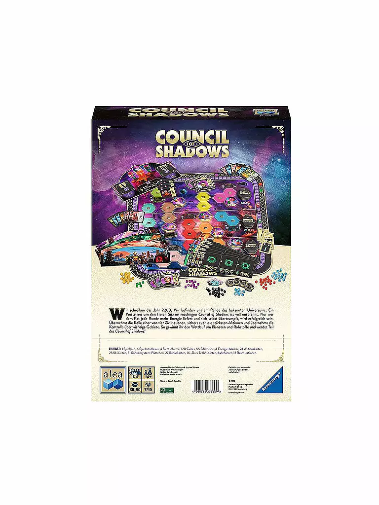 RAVENSBURGER | Brettspiel - Council of Shadows | keine Farbe