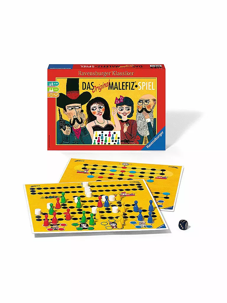 RAVENSBURGER | Brettspiel - Das Original Malefiz Spiel | keine Farbe