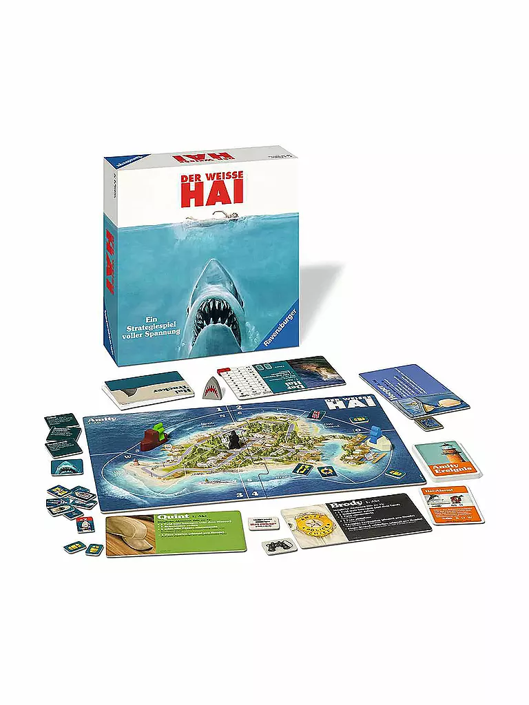 RAVENSBURGER | Brettspiel - Der weisse Hai | keine Farbe