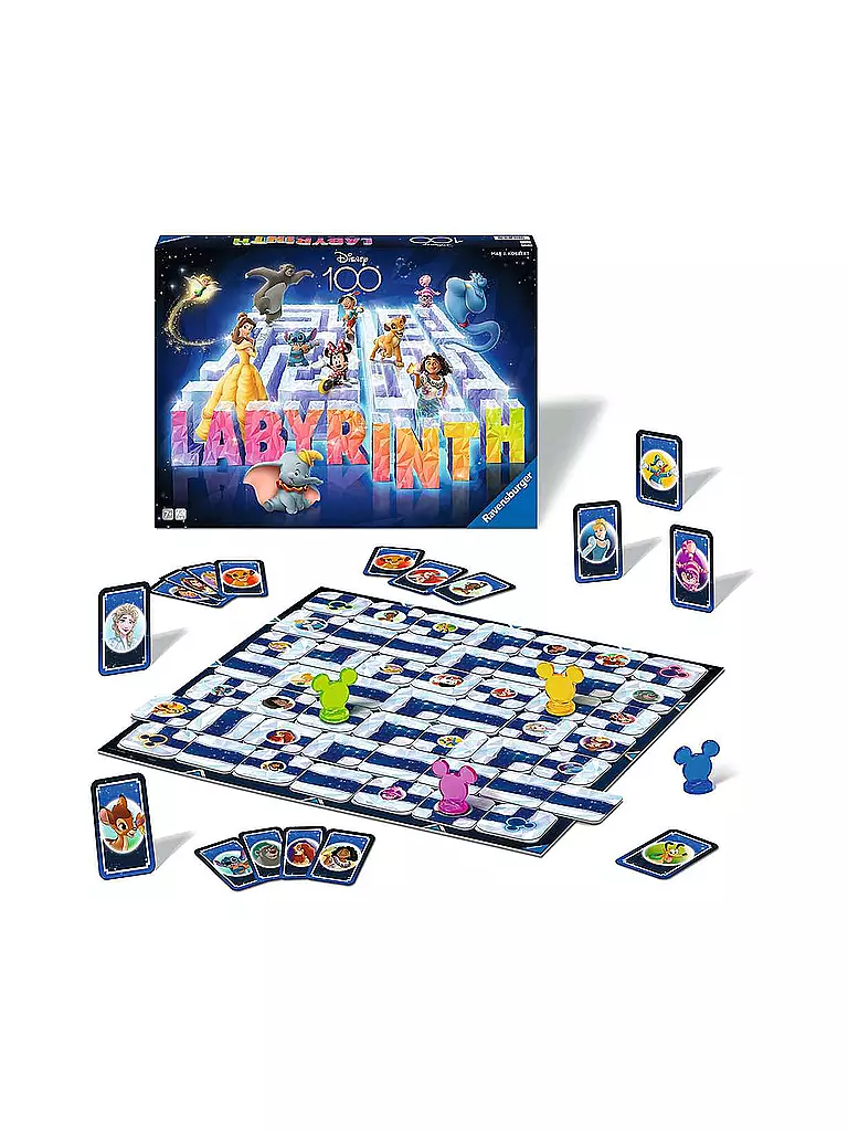 RAVENSBURGER | Brettspiel - Disney 100 Labyrinth | keine Farbe