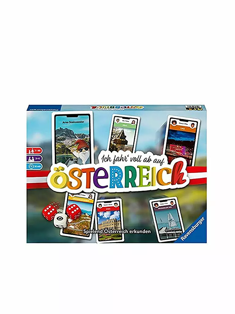 RAVENSBURGER | Brettspiel - Ich fahr’voll ab auf Österreich | keine Farbe