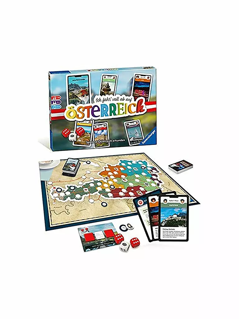 RAVENSBURGER | Brettspiel - Ich fahr’voll ab auf Österreich | keine Farbe