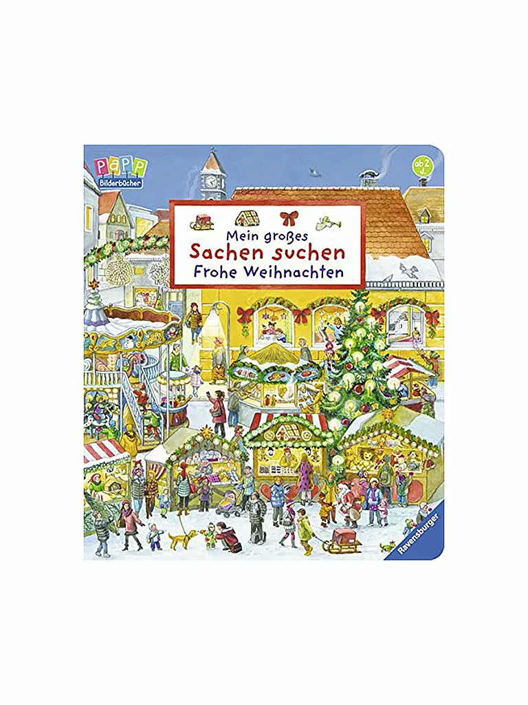 RAVENSBURGER | Buch - Mein großes Sachen suchen - Frohe Weihnachten (Pappbilderbuch) | transparent