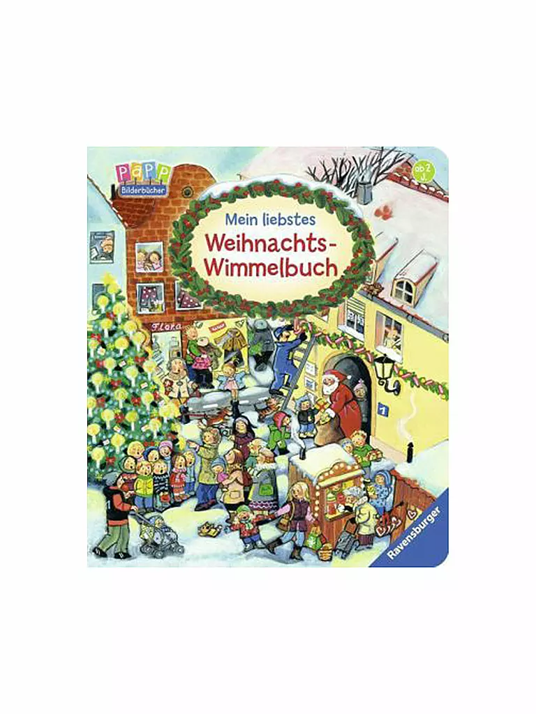 RAVENSBURGER | Buch - Mein liebstes Weihnachts-Wimmelbuch  | transparent