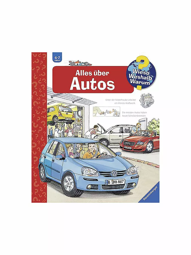 RAVENSBURGER | Buch - Wieso Weshalb Warum - Alles über Autos (28) | keine Farbe