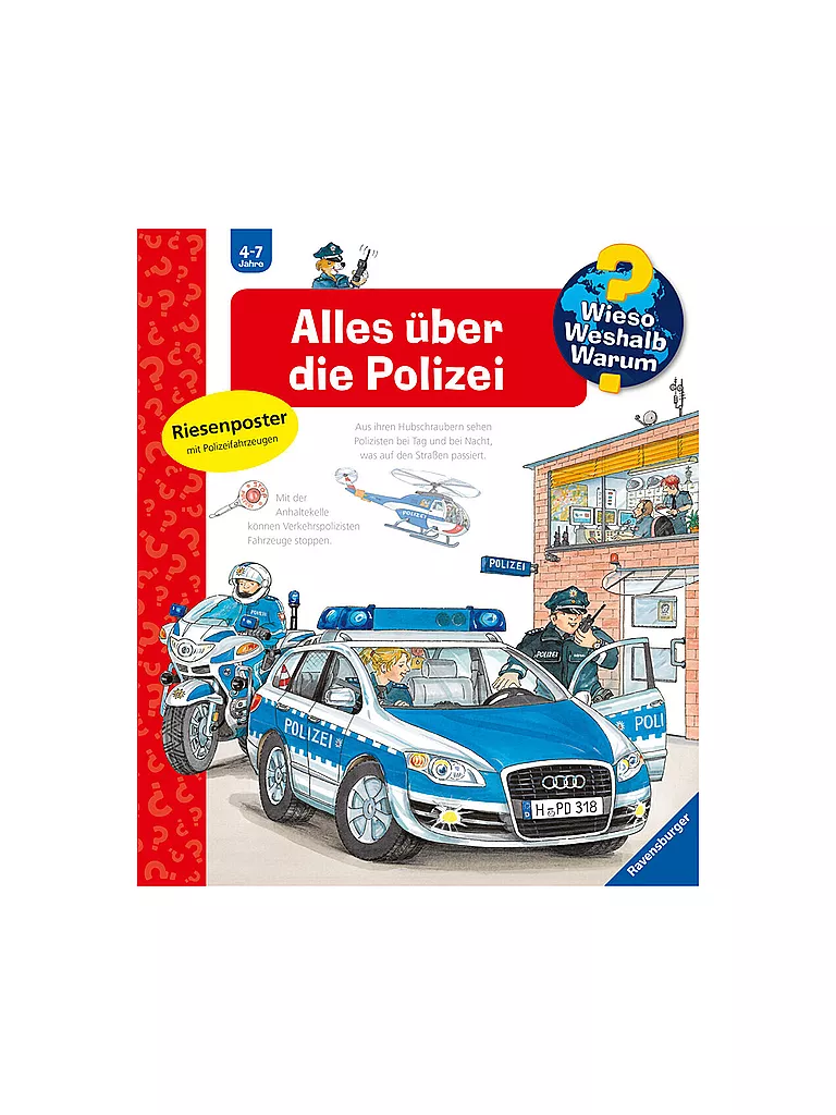 RAVENSBURGER | Buch - Wieso Weshalb Warum - Alles über die Polizei Band 22 | keine Farbe