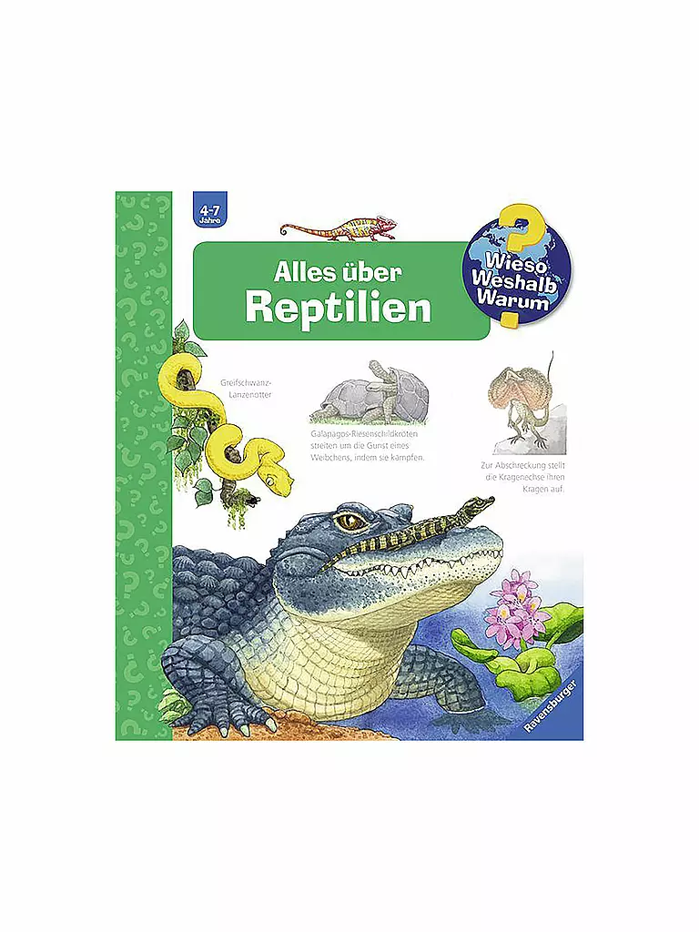 RAVENSBURGER | Buch - Wieso Weshalb Warum - Alles über Reptilien Band 64 | keine Farbe