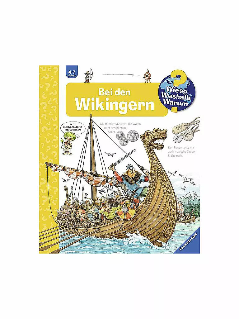 RAVENSBURGER | Buch - Wieso Weshalb Warum - Bei den Wikingern (48) | transparent