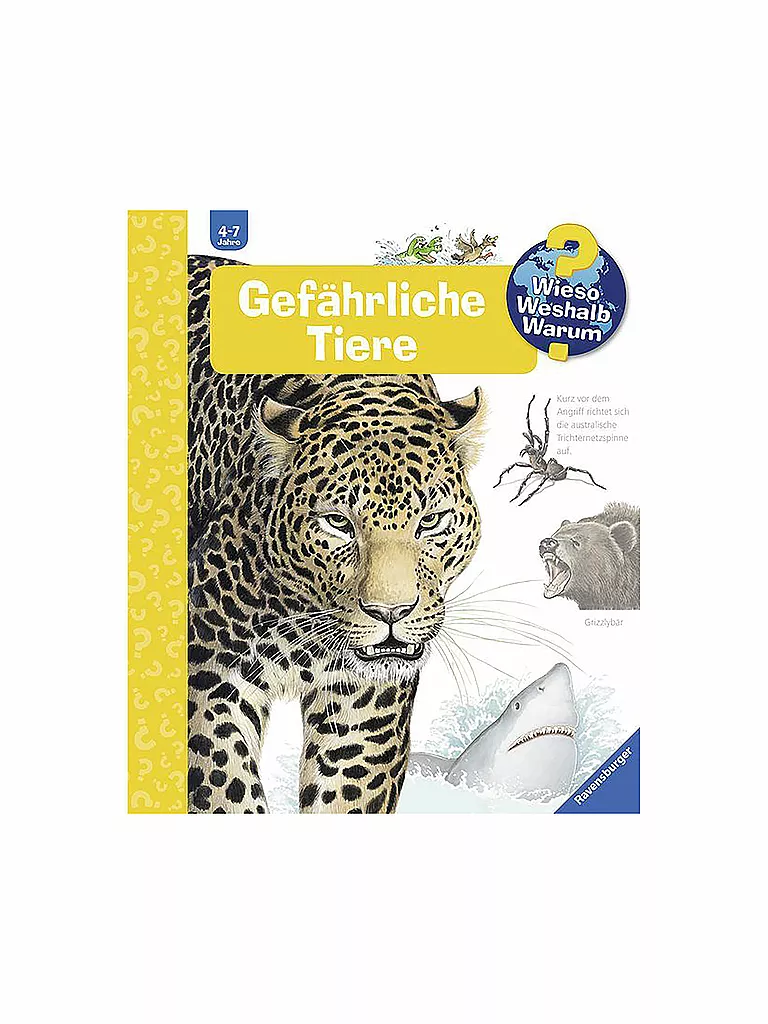 RAVENSBURGER | Buch - Wieso Weshalb Warum - Gefährliche Tiere Band 49 | keine Farbe