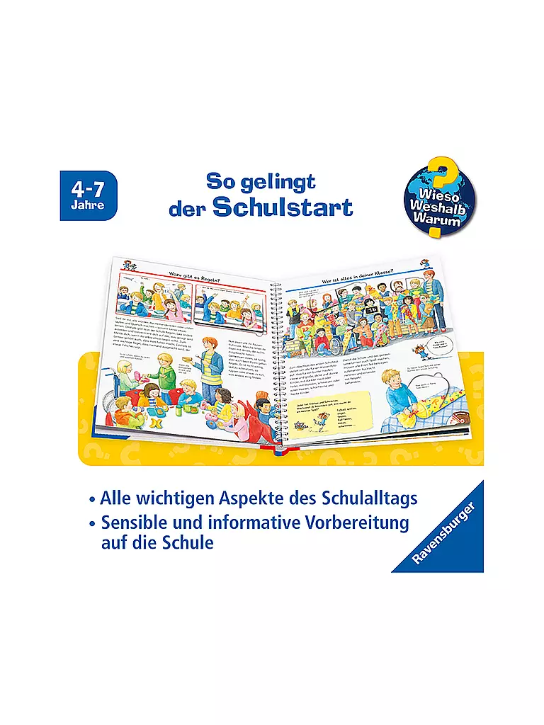 RAVENSBURGER | Buch - Wieso Weshalb Warum - Ich komme in die Schule, Doris Rübel | keine Farbe