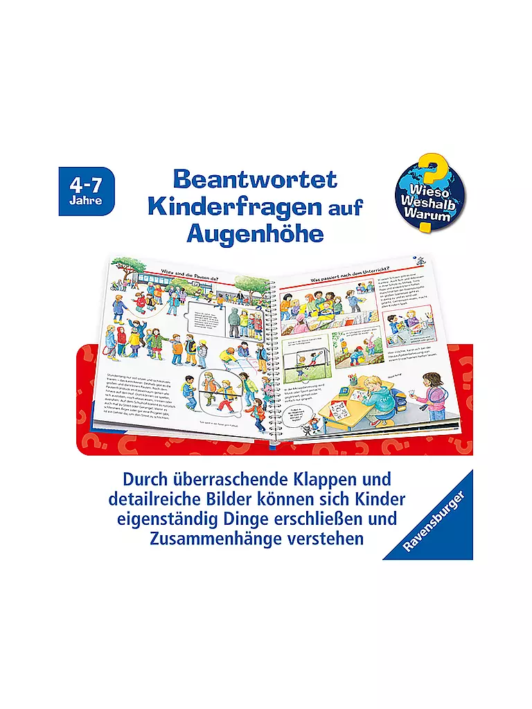 RAVENSBURGER | Buch - Wieso Weshalb Warum - Ich komme in die Schule, Doris Rübel | keine Farbe