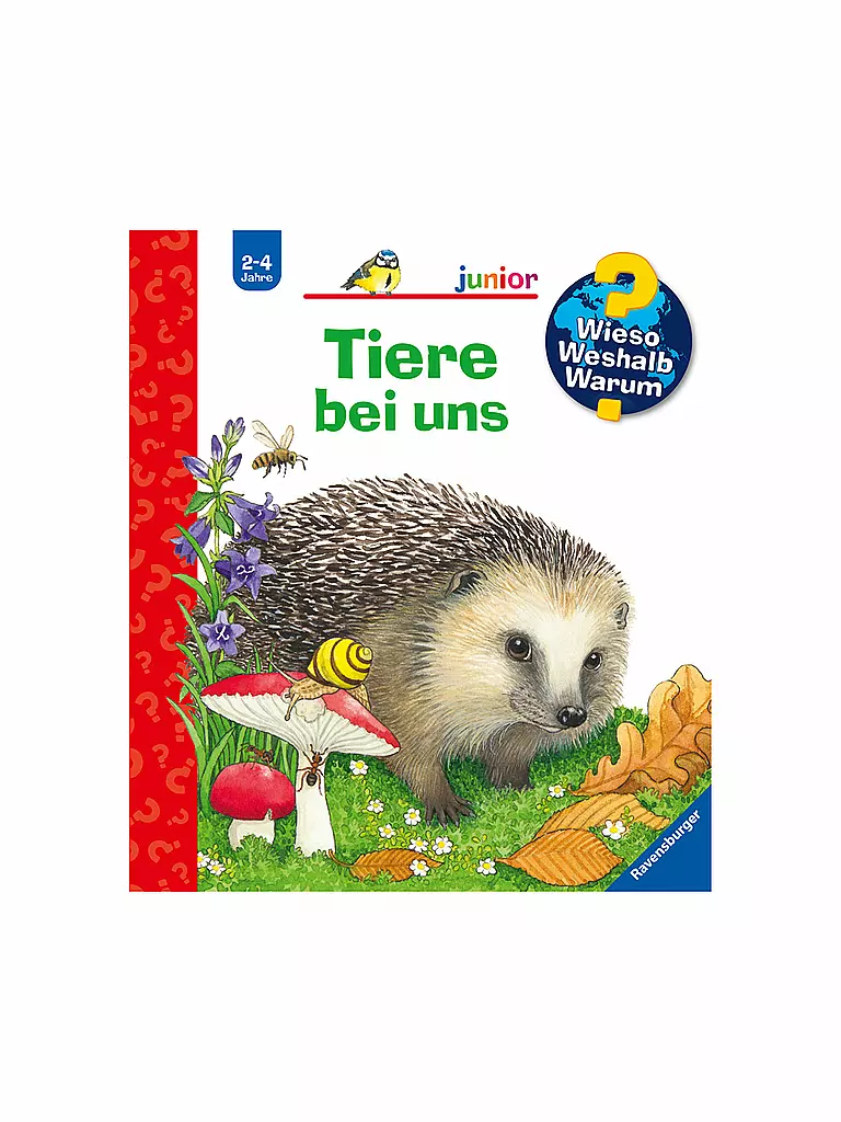 RAVENSBURGER | Buch - Wieso Weshalb Warum junior: Tiere bei uns Band 33 | keine Farbe