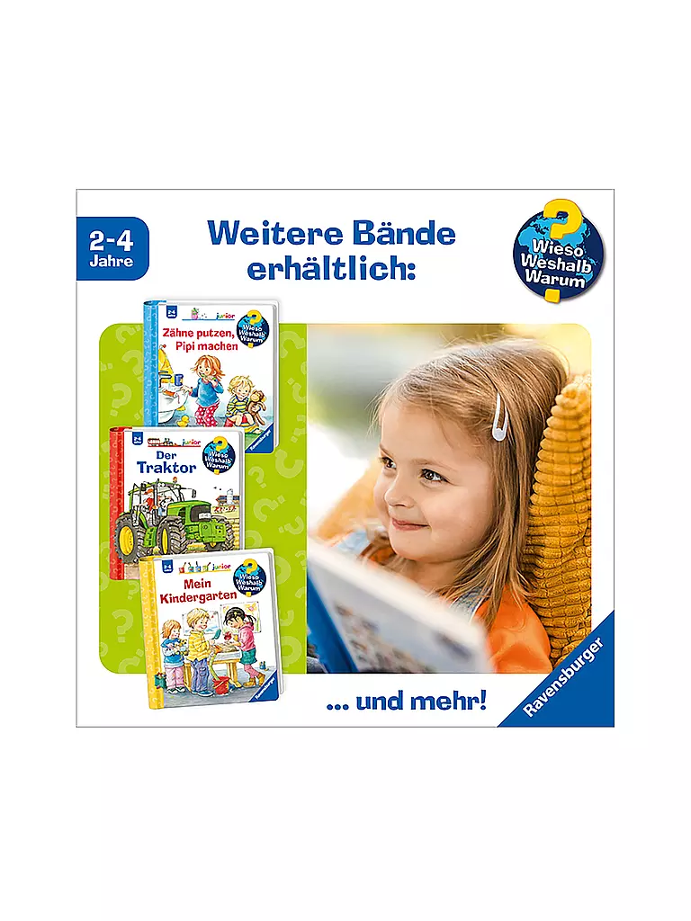 RAVENSBURGER | Buch - Wieso Weshalb Warum Junior - Tiere im Wald, Patrizia Mennen | keine Farbe