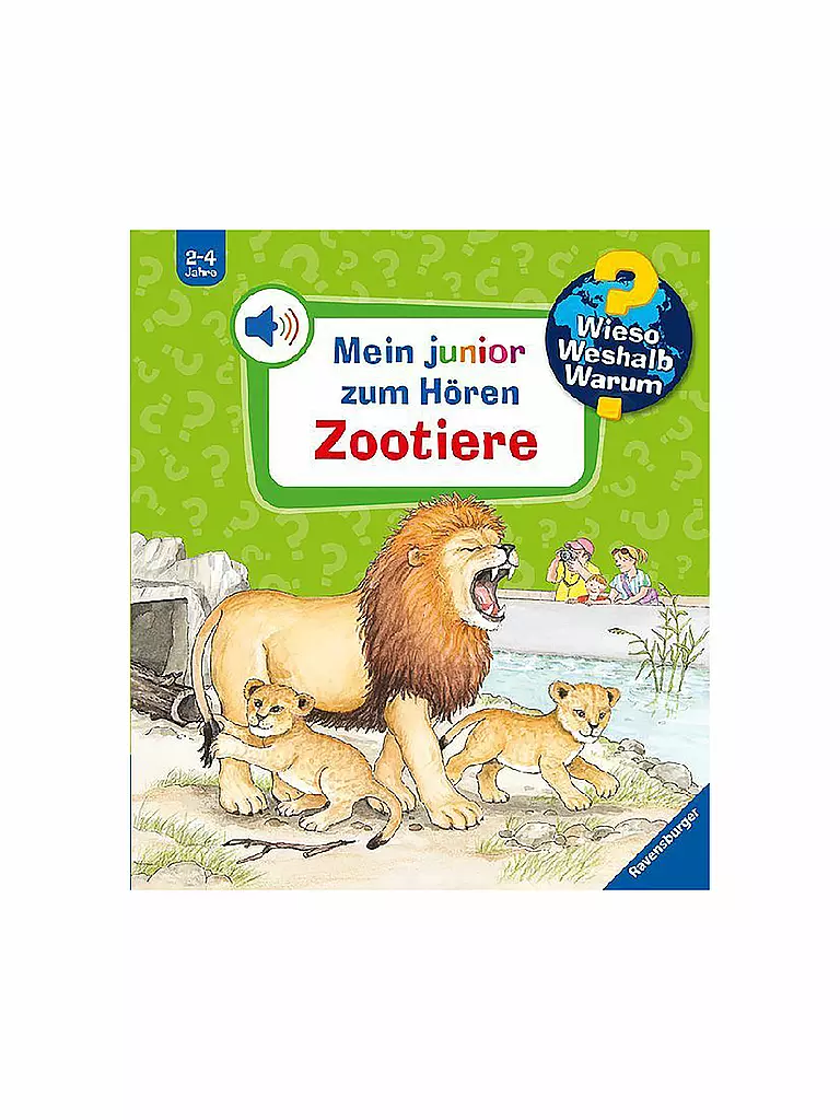 RAVENSBURGER | Buch - Wieso Weshalb Warum Junior - Zootiere mit Soundeffekten | keine Farbe