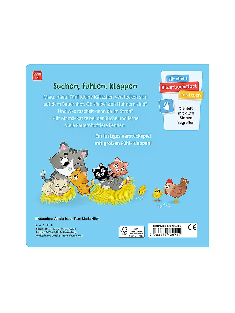 RAVENSBURGER | Buch - Wo seid ihr, kleine Kätzchen?, Maria Höck | keine Farbe