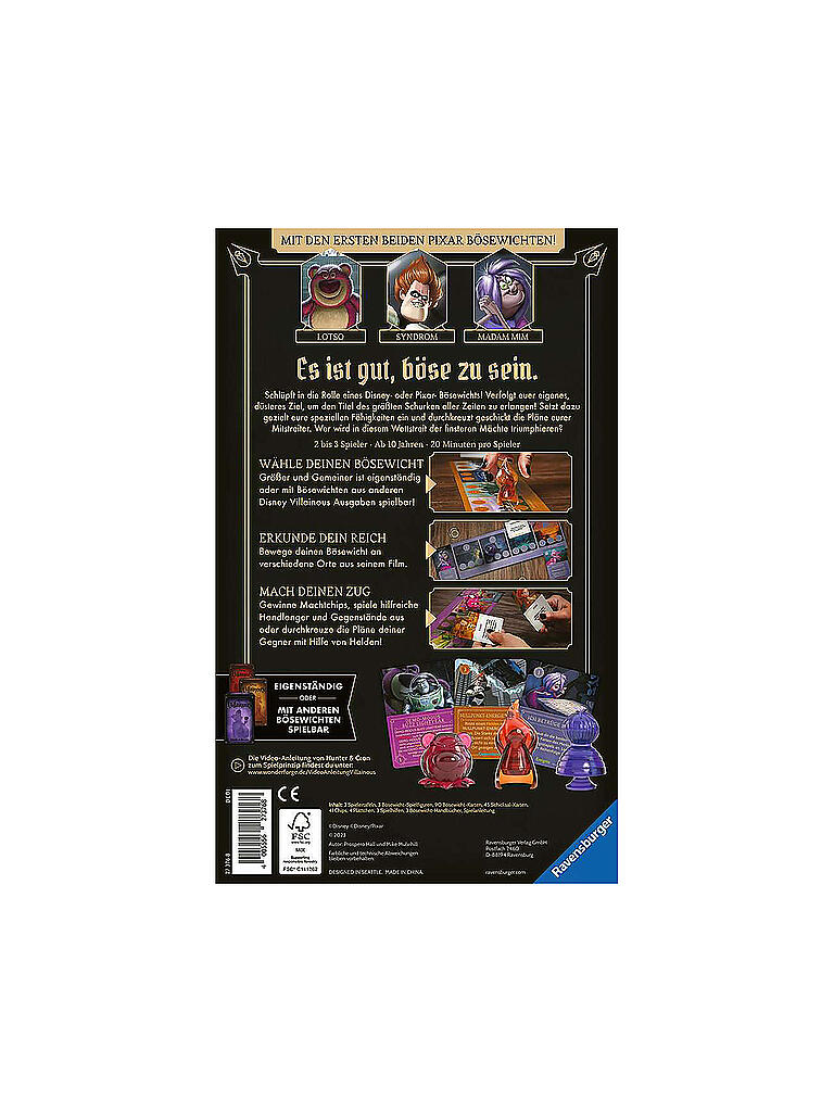 Rezensionen Für Größer Als Im Fernsehen RAVENSBURGER Disney Villainous - Größer und Gemeiner, 5. Erweiterung