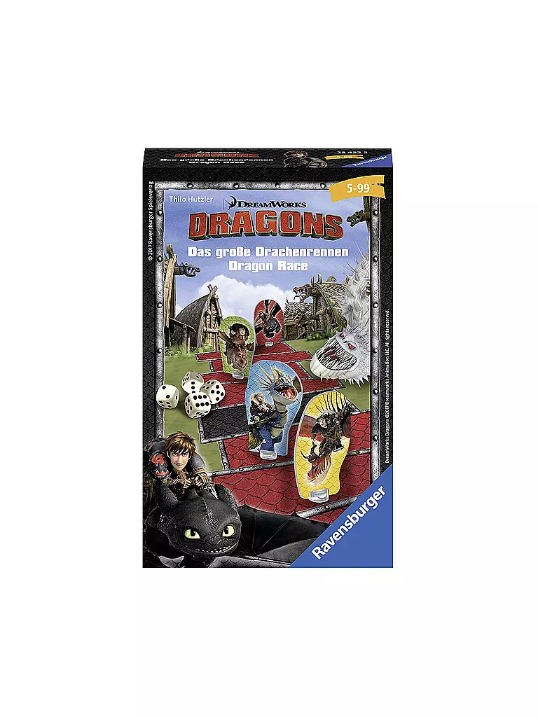 RAVENSBURGER | Dragons - Das große Drachenrennen - Mitbringspiel | keine Farbe