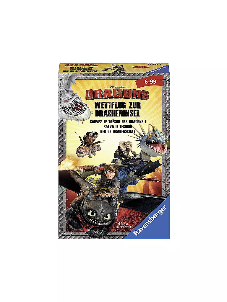 RAVENSBURGER | Dragons Wettflug zur Dracheninsel  | 