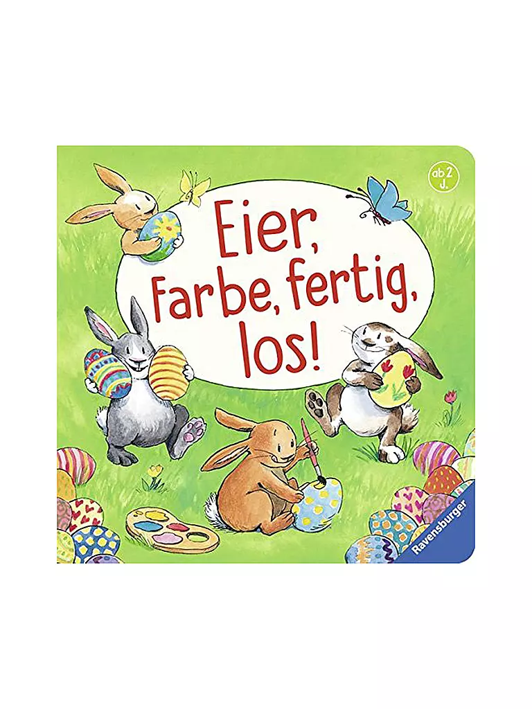 RAVENSBURGER | Eier Farbe fertig los (Pappbilderbuch) | transparent