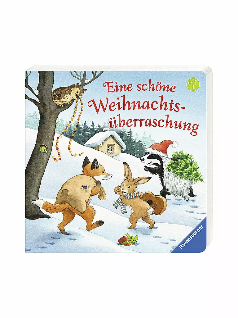 RAVENSBURGER | Eine schöne Weihnachtsüberraschung (Pappbilderbuch) | transparent