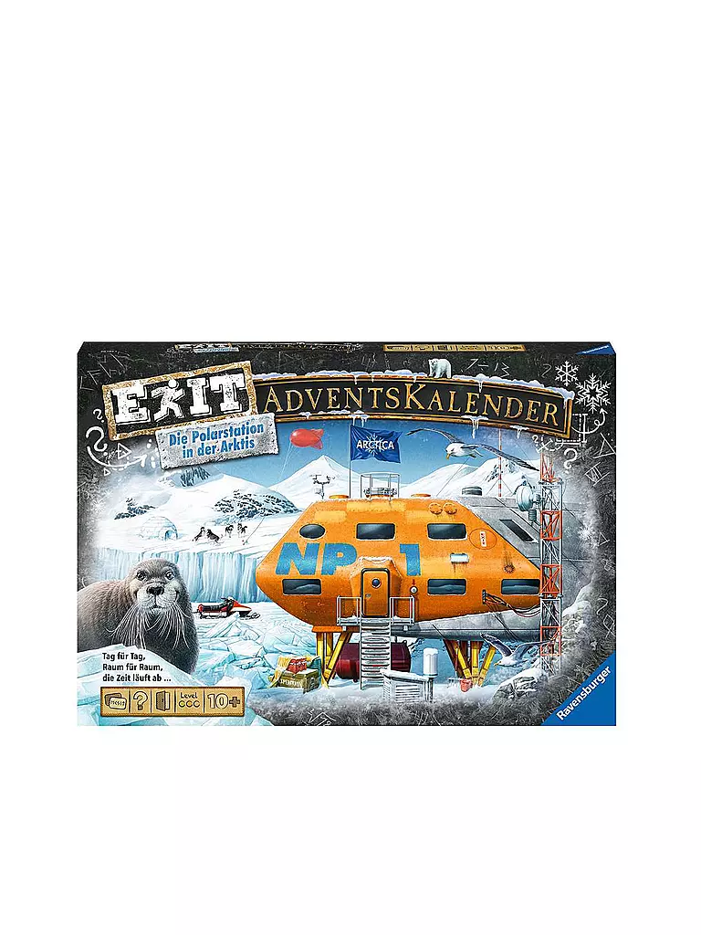 RAVENSBURGER | Exit Adventskalender "Die Polarstation in der Arktis | keine Farbe