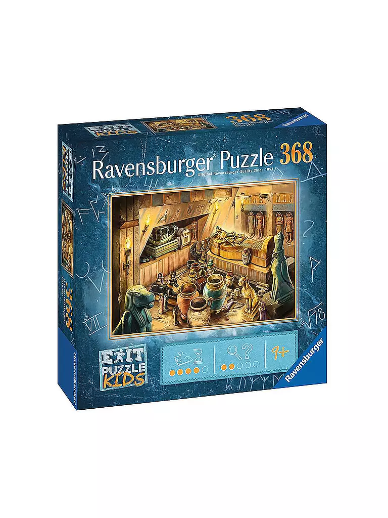 RAVENSBURGER | EXIT Puzzle Kids - Im Alten Ägypten - 368 Teile | keine Farbe