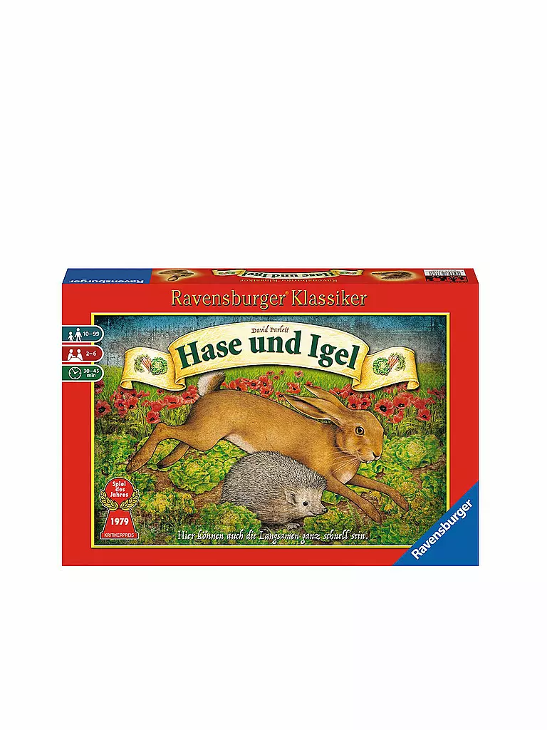 RAVENSBURGER | Familienspiel - Hase und Igel | transparent