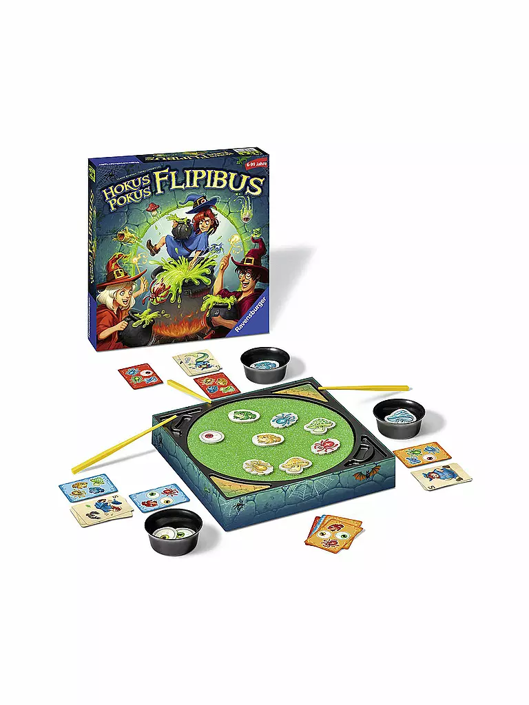 RAVENSBURGER | Familienspiel - Hokus Pokus Flipibus | transparent