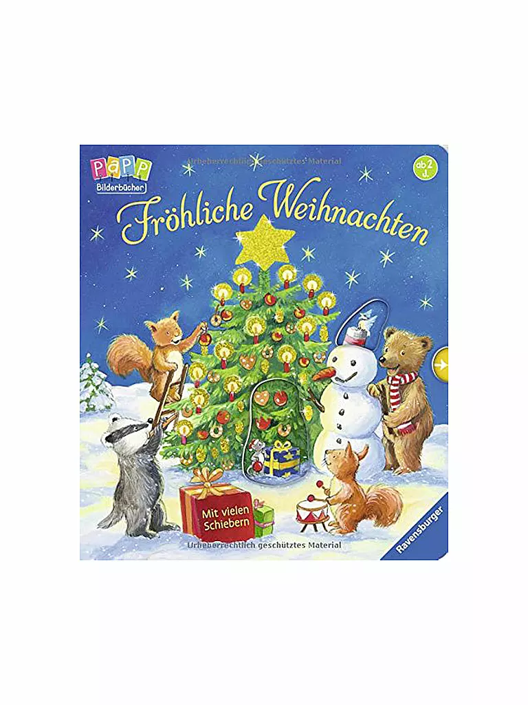 RAVENSBURGER | Fröhliche Weihnachten (Pappbilderbuch) | transparent