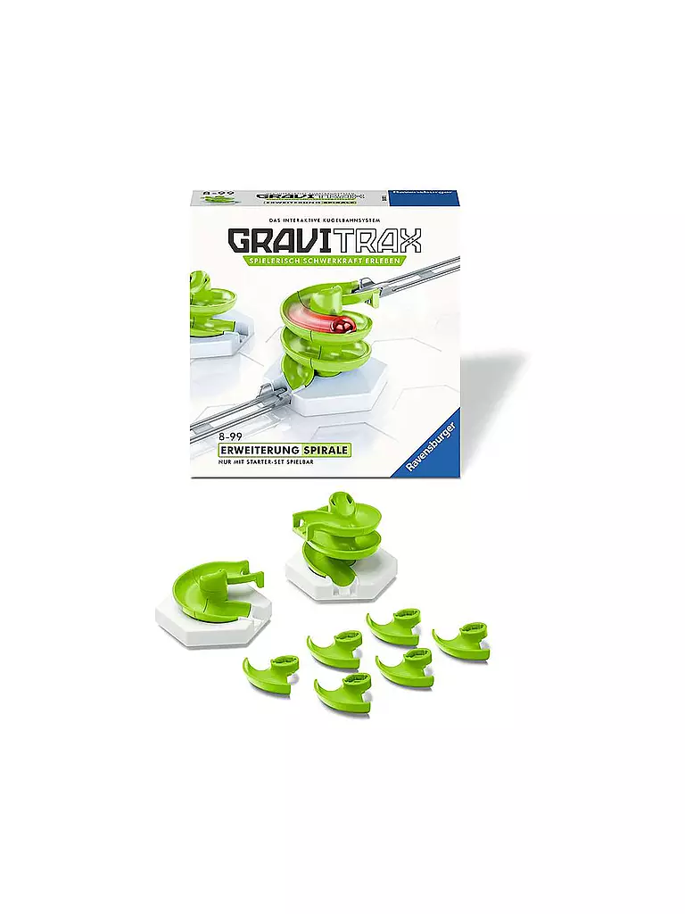 RAVENSBURGER | GraviTrax Kugelbahn - Erweiterung Action-Stein Spirale | keine Farbe
