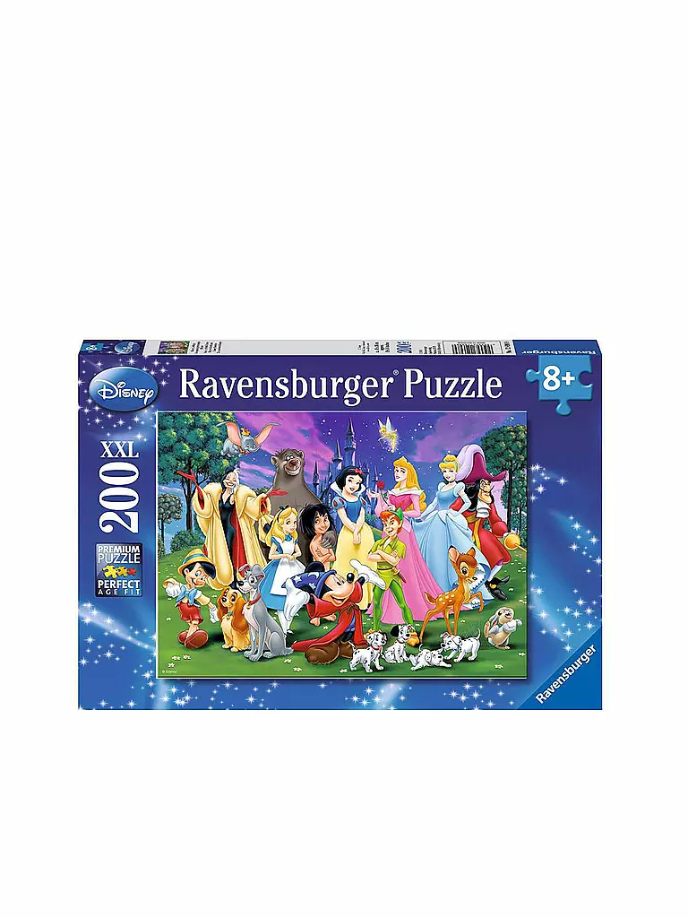 RAVENSBURGER | Kinderpuzzle - Disney Klassiker Disney Lieblinge 200 Teile | keine Farbe