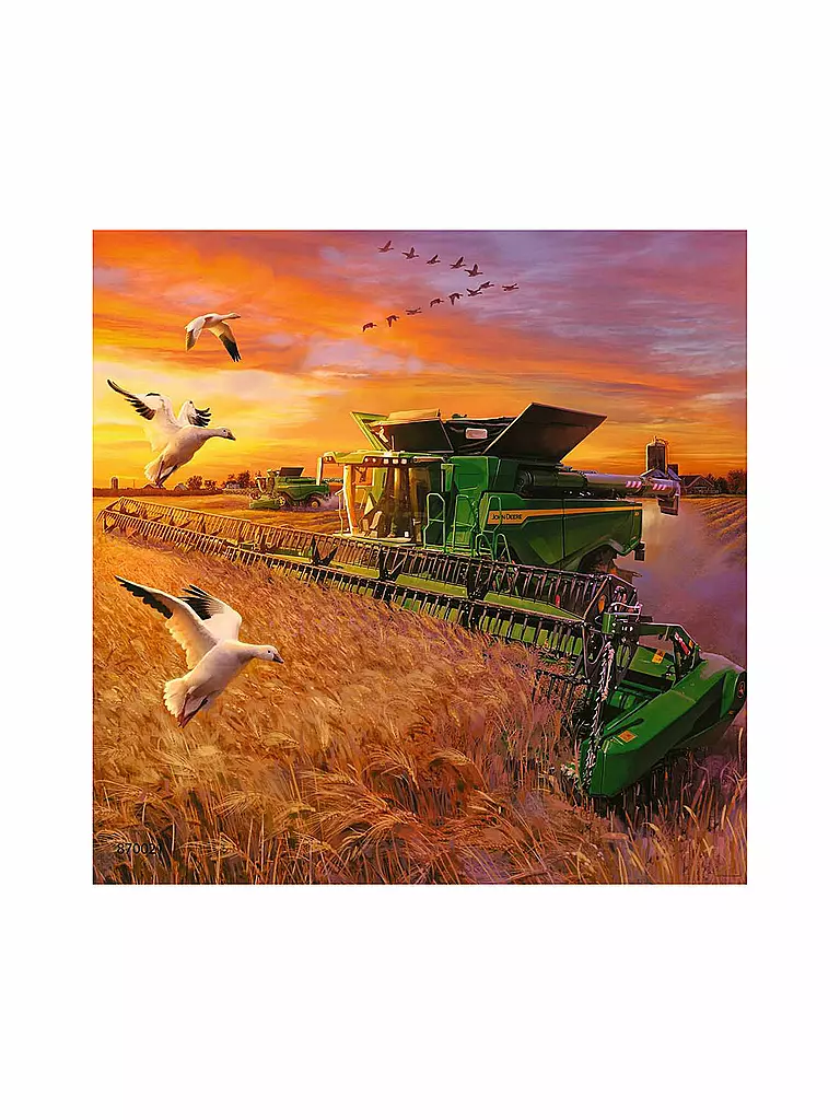 RAVENSBURGER | Kinderpuzzle 05173 - John Deere in Aktion - 3x49 Teile | keine Farbe