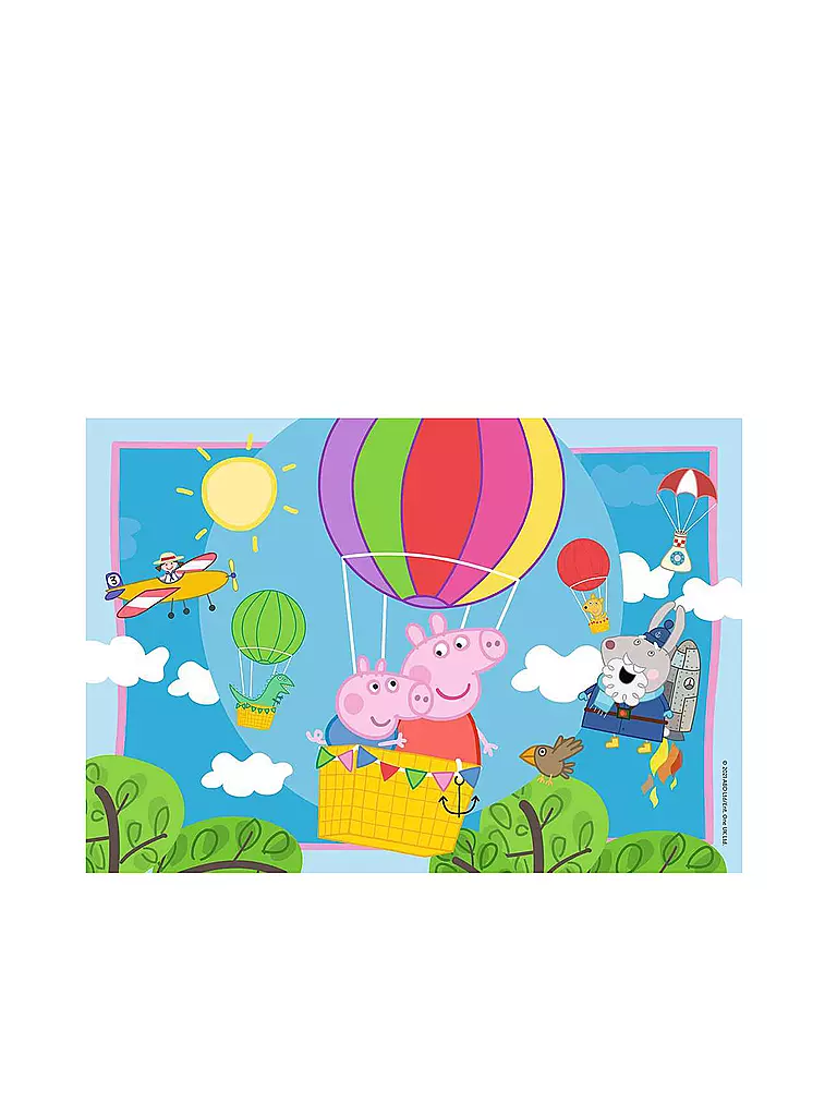 RAVENSBURGER | Kinderpuzzle 05574 - Peppas Abenteuer - 2x12 Teile | keine Farbe