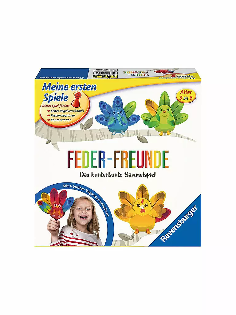 RAVENSBURGER | Kinderspiel - Feder Freunde | keine Farbe