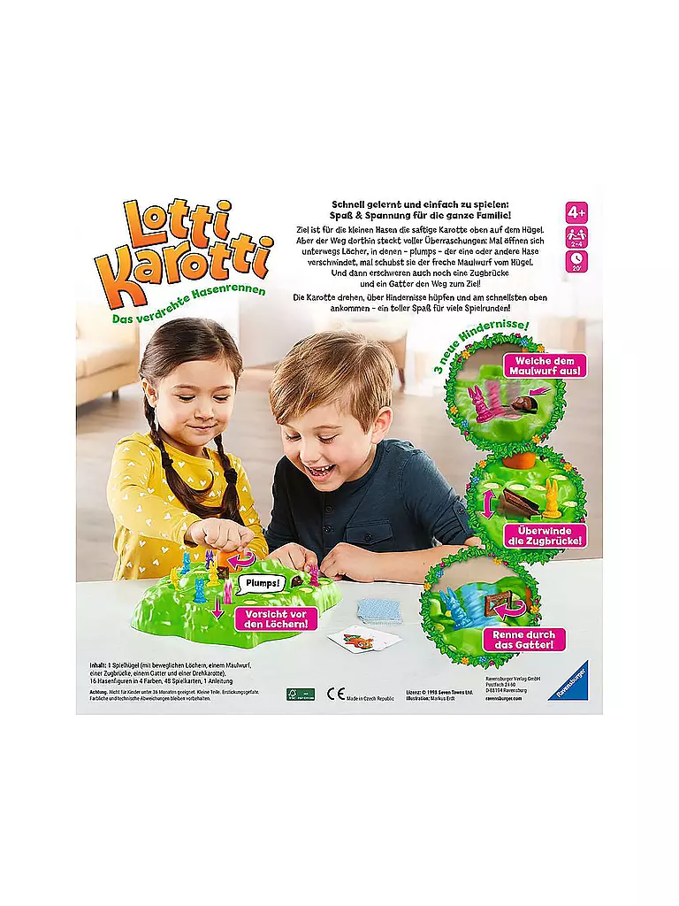 RAVENSBURGER | Kinderspiel - Lotti Karotti | keine Farbe