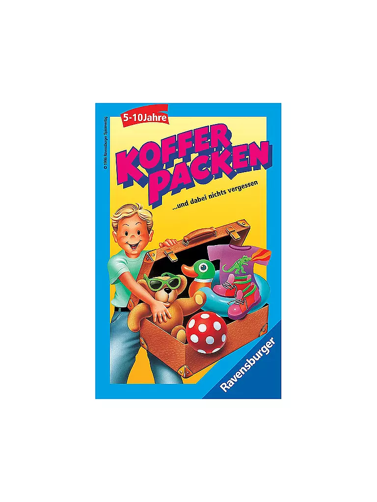 RAVENSBURGER | Koffer Packen - Mitbringspiel  | transparent
