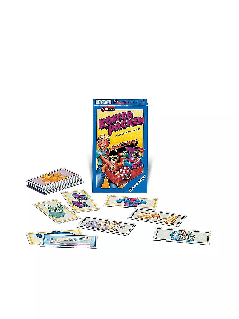 RAVENSBURGER | Koffer Packen - Mitbringspiel  | transparent