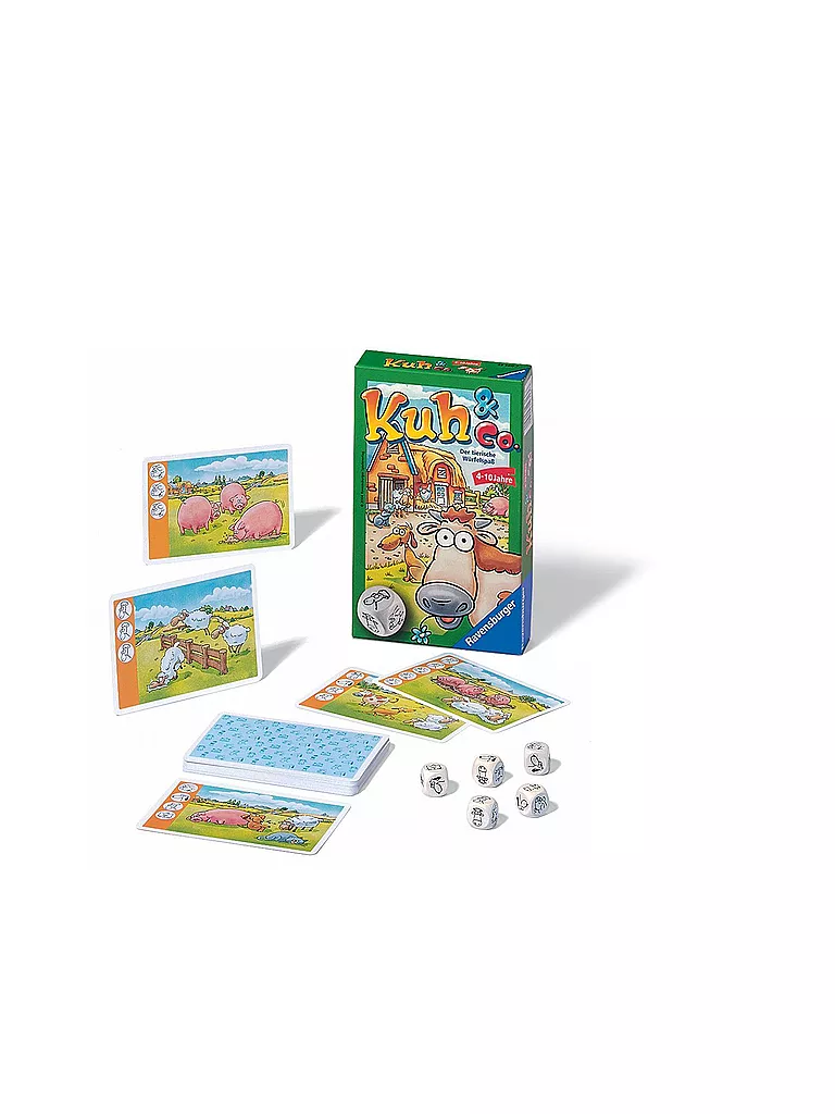 RAVENSBURGER | Kuh und Co - Mitbringspiel  | keine Farbe