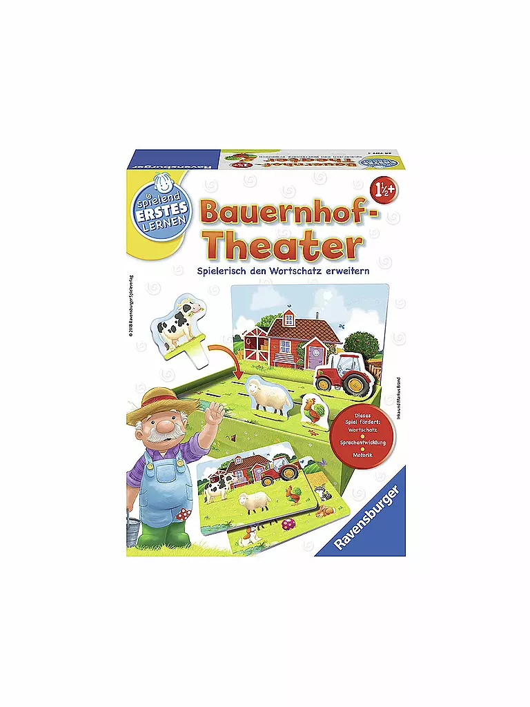 RAVENSBURGER | Lernspiel  - Bauernhof-Theater  | transparent