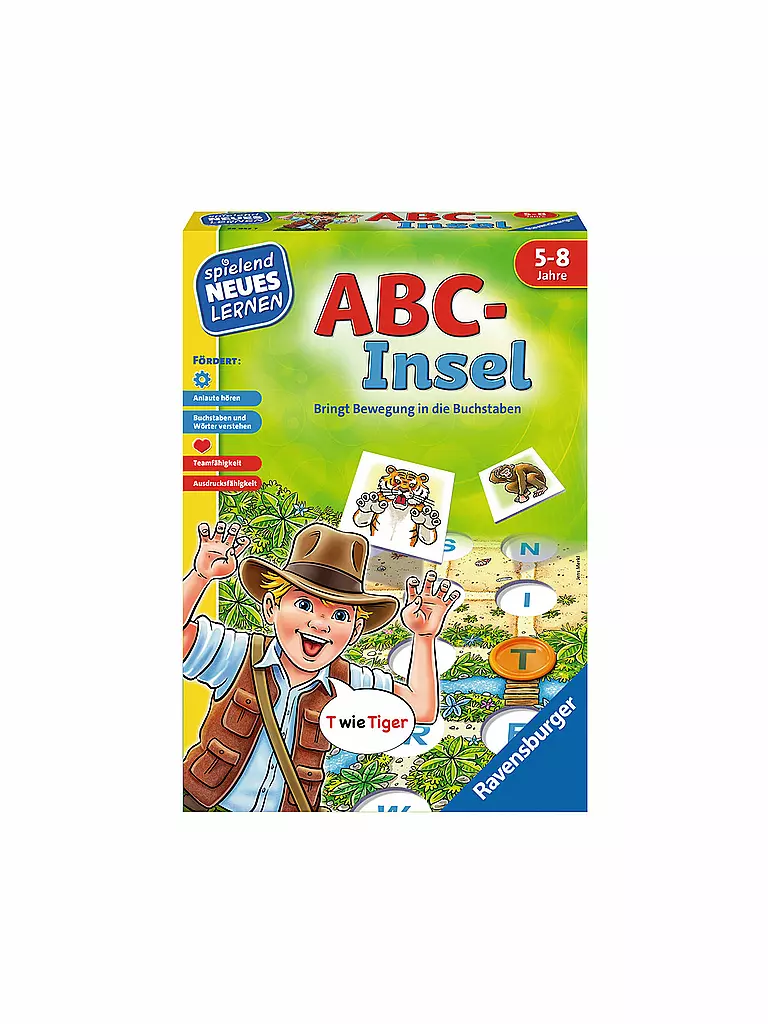 RAVENSBURGER | Lernspiel - ABC Insel | keine Farbe