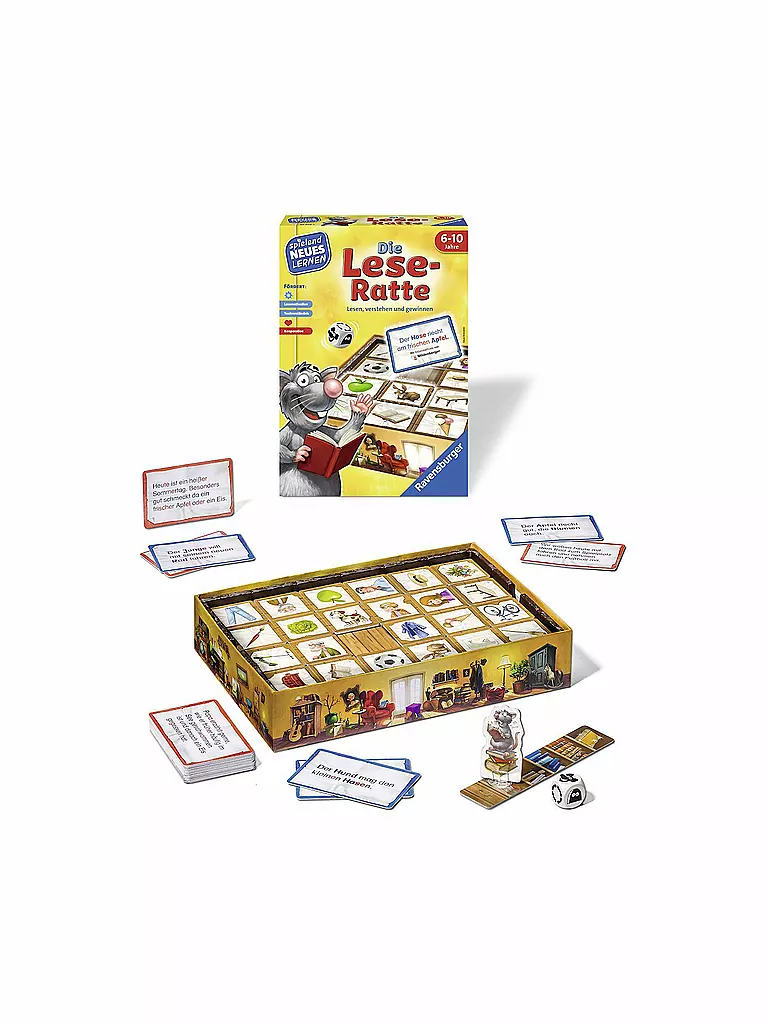 RAVENSBURGER | Lernspiel - Die Lese-Ratte | keine Farbe