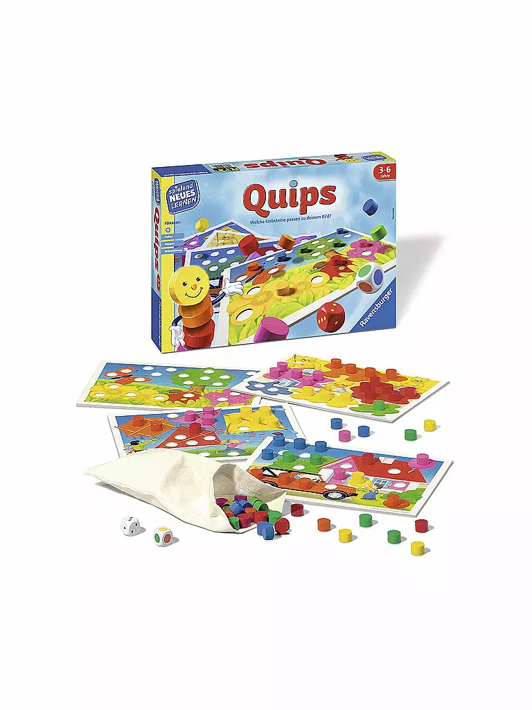 RAVENSBURGER | Lernspiel - Quips | keine Farbe