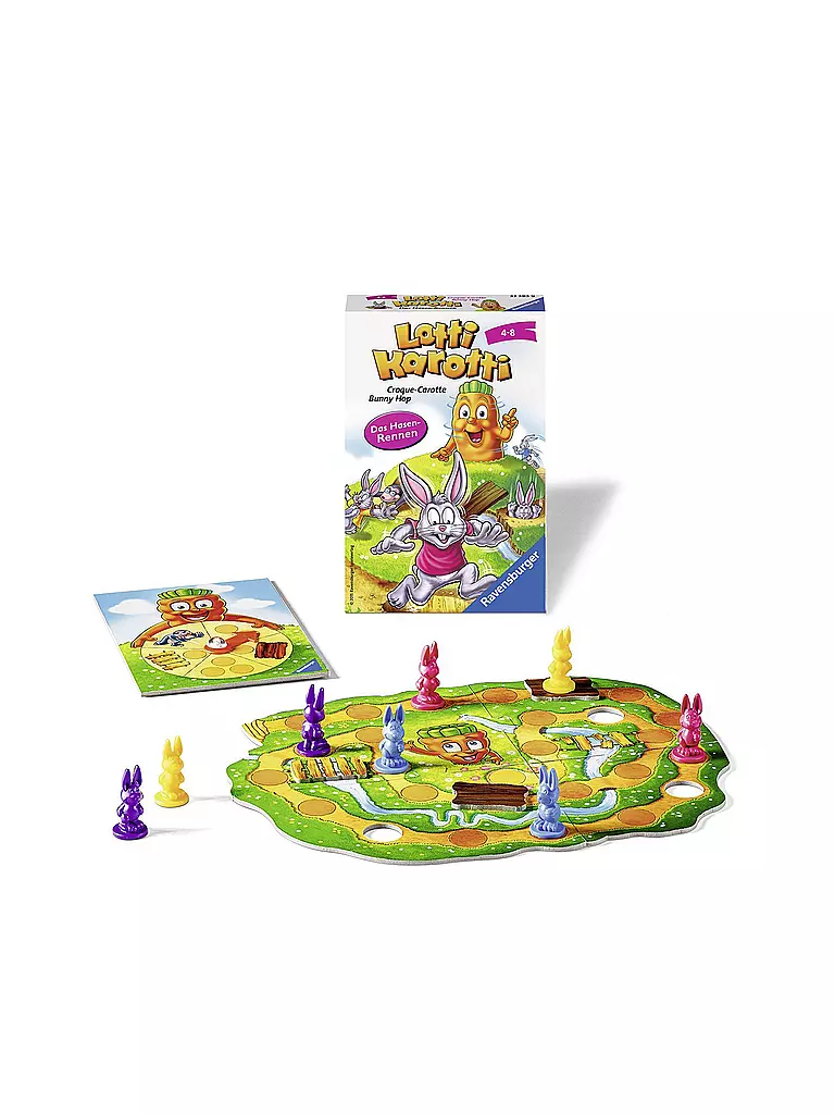 RAVENSBURGER | Lotti Karotti - Hasenrennen - Mitbringspiel  | 