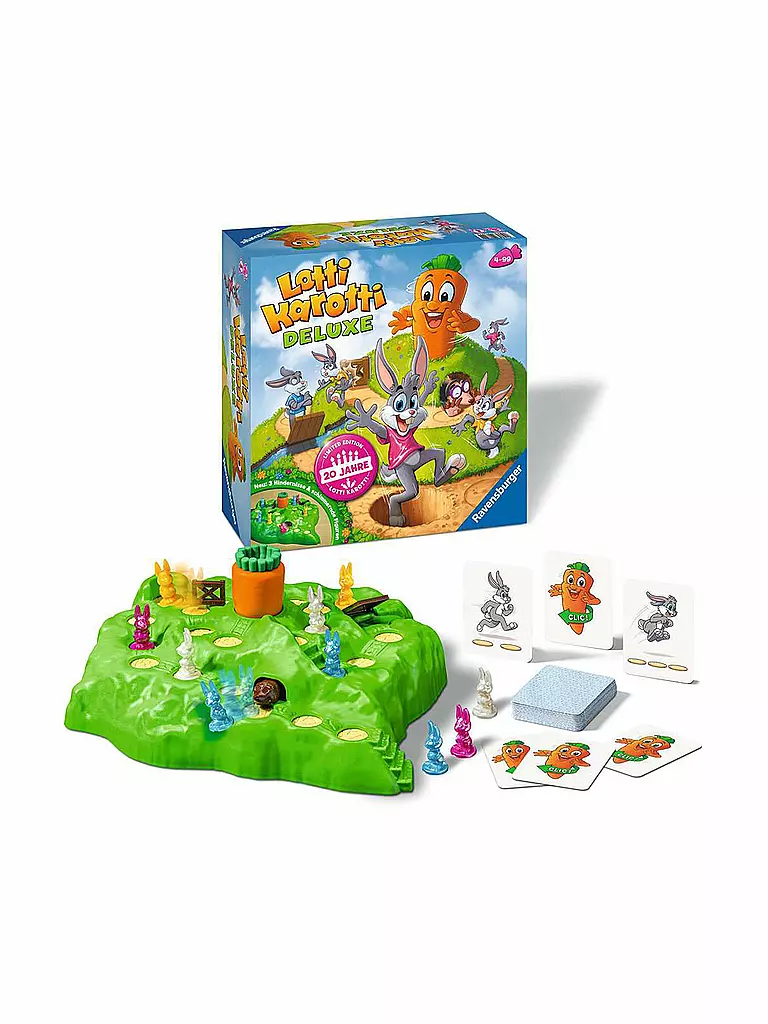 RAVENSBURGER | Lotti Karotti Deluxe - Wettlaufspiel | keine Farbe